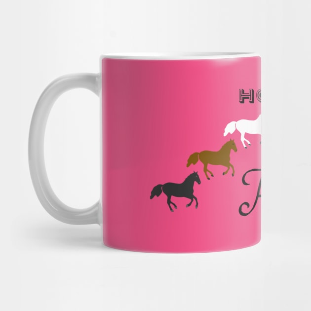 Horsy AF - Funny Horse Lover Design by Davey's Designs